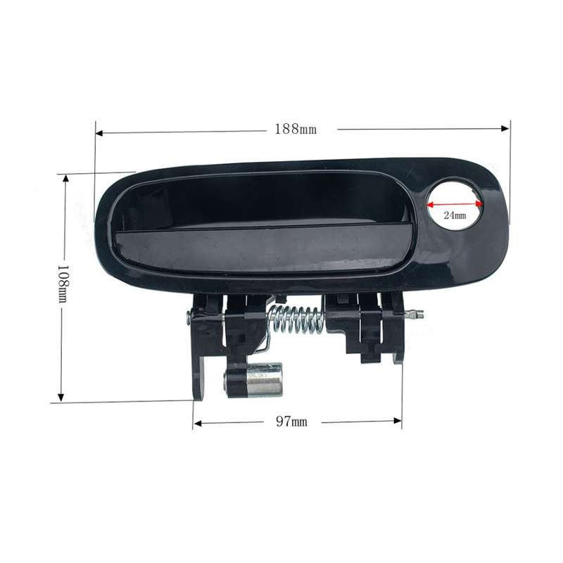 Car Right Front Door Outside Handle 69210-02030 for Toyota Corolla 1998-2002