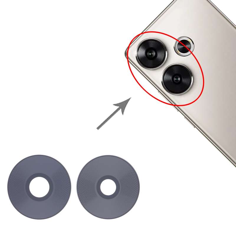 For Xiaomi Poco F6 10pcs Back Camera Lens