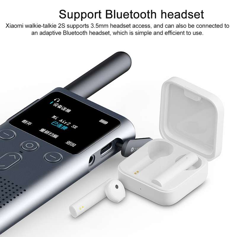 Original Xiaomi Walkie Talkie 2S(Dark Grey)