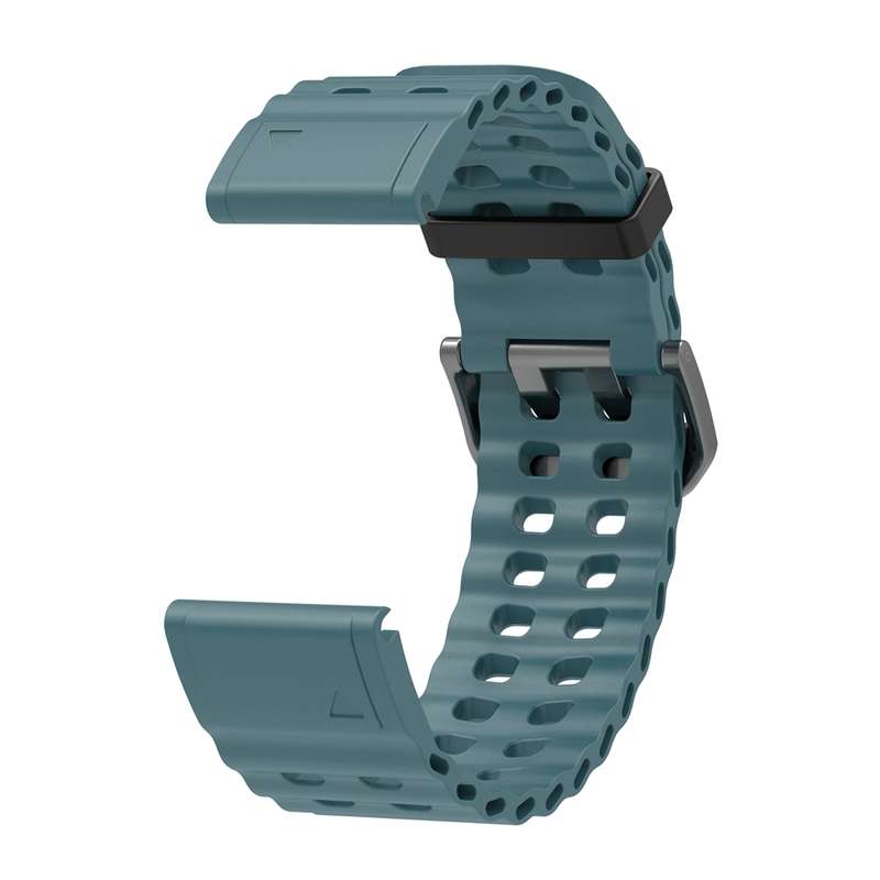 For Garmin 26mm Ocean Quick Release Silicone Watch Band(Black)