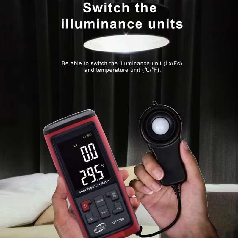 BENERECH GT1050 Professional Digital Light Lux Meter