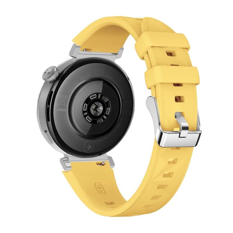 For Huawei Watch GT 5 41mm Official 18mm Silicone Watch Band(White)