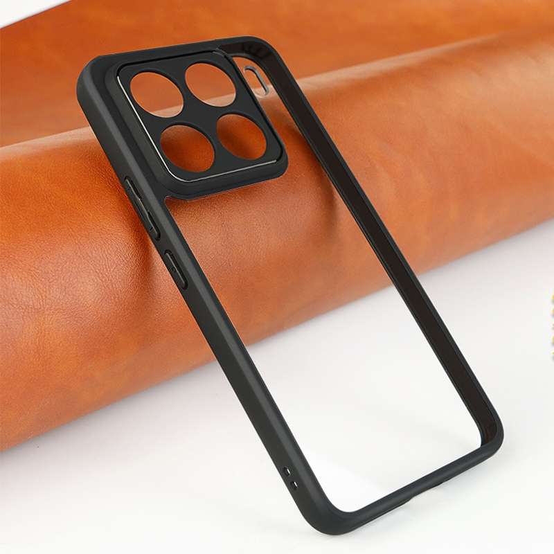 For Xiaomi 15 Pro Frosted TPU Hybrid Transparent PC Phone Case