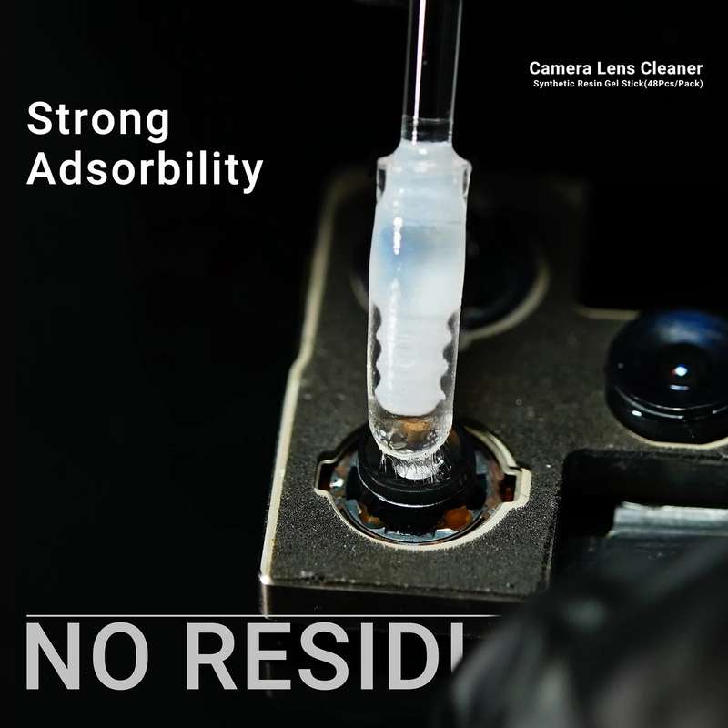 2UUL CL21 48pcs/box Camera Lens Dust Cleaning Synthetic Resin Gel Stick