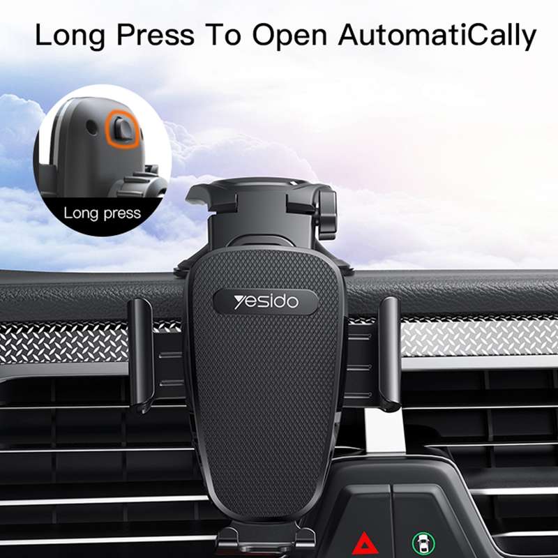 Yesido C130 Car Dashboard Suction Cup Type Mobile Phone Holder(Black)