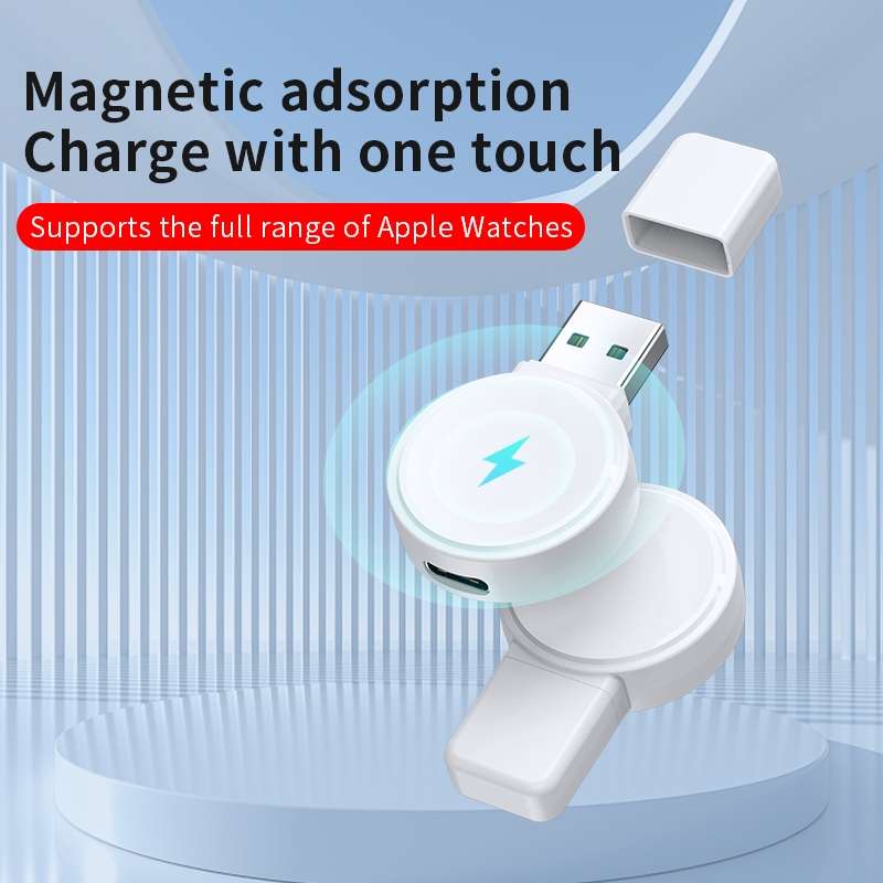 For Apple Watch Series X53 Portable Wireless Charger(Black)