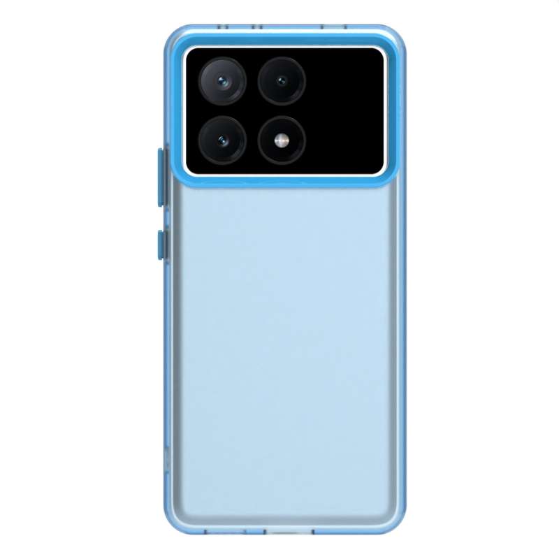 For Redmi K70E Candy PC Hybrid TPU Shockproof Phone Case(White)