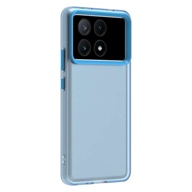 For Redmi K70E Candy PC Hybrid TPU Shockproof Phone Case(White)
