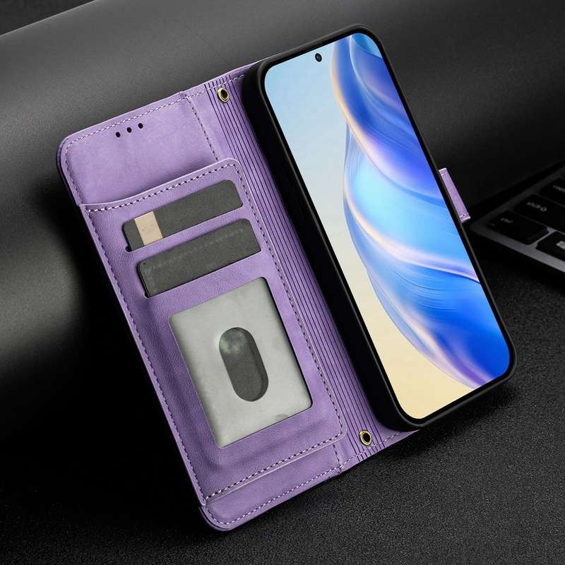For Redmi 13C 4G Multi-Card Slots Zipper Wallet Leather Phone Case(Black)