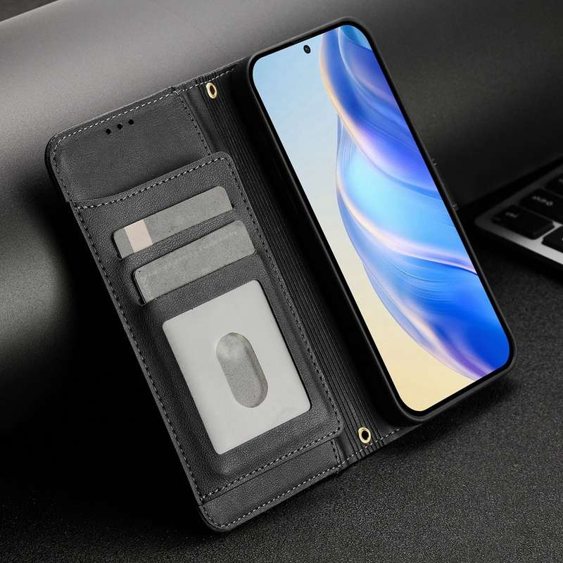For Redmi Note 10 Pro 4G / Note 10 Pro Max Multi-Card Slots Zipper Wallet Leather Phone Case(Black)