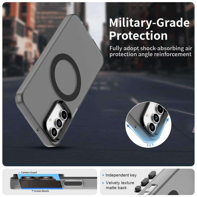 For Samsung Galaxy S25 Ultra 5G Candy Magsafe PC Hybrid TPU Phone Case(White)