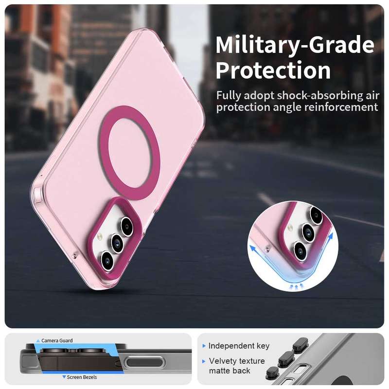 For Samsung Galaxy S25 Ultra 5G Candy Magsafe PC Hybrid TPU Phone Case(White)