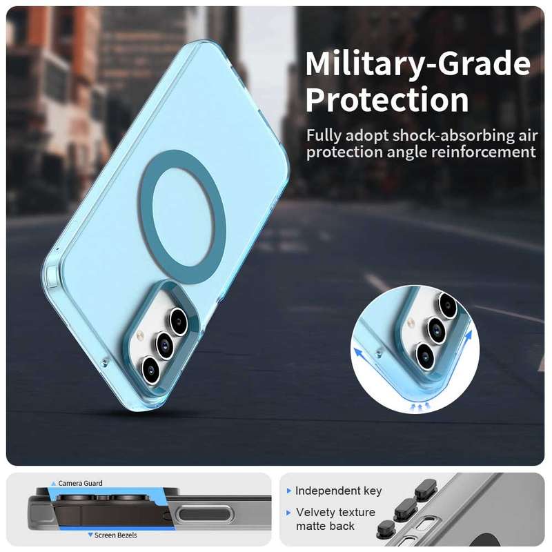 For Samsung Galaxy S25 Ultra 5G Candy Magsafe PC Hybrid TPU Phone Case(White)