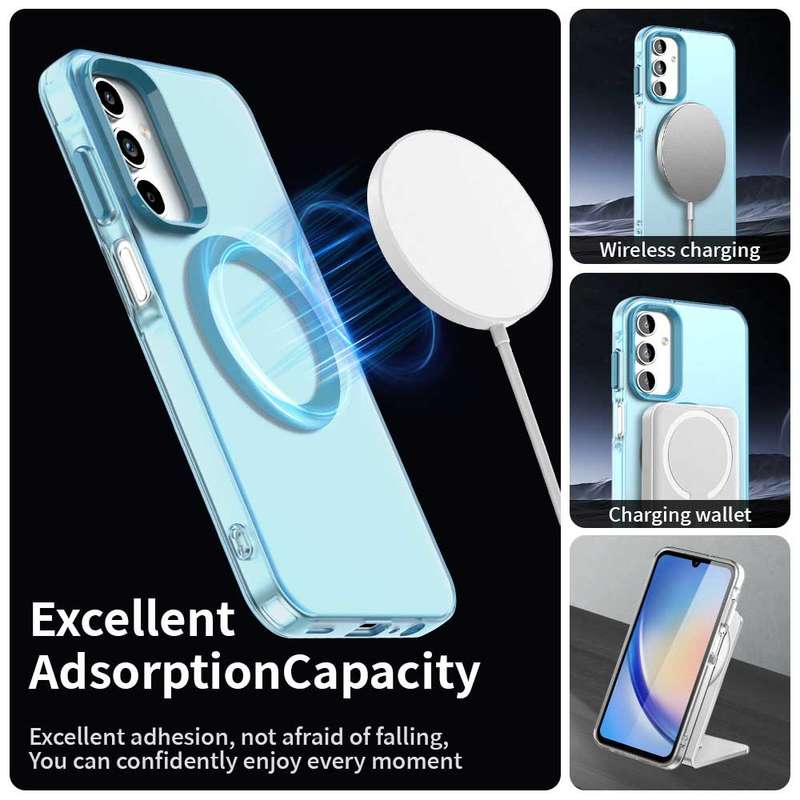 For Samsung Galaxy S25 Ultra 5G Candy Magsafe PC Hybrid TPU Phone Case(White)