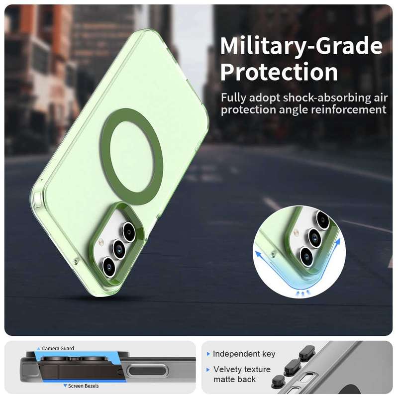 For Samsung Galaxy S25 Ultra 5G Candy Magsafe PC Hybrid TPU Phone Case(White)