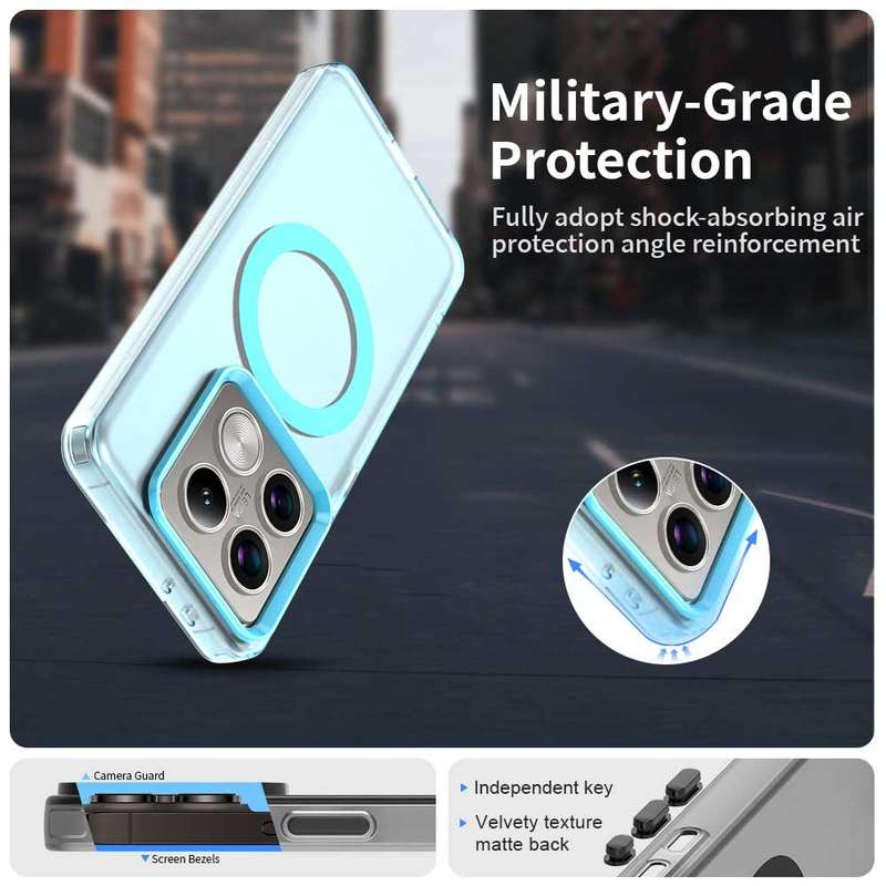 For Samsung Galaxy A25 5G Candy Magsafe PC Hybrid TPU Phone Case(White)