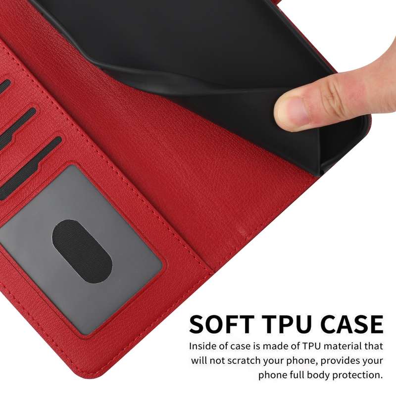For OPPO A3 Pro Cartoon Cats Leather Phone Case(Red)