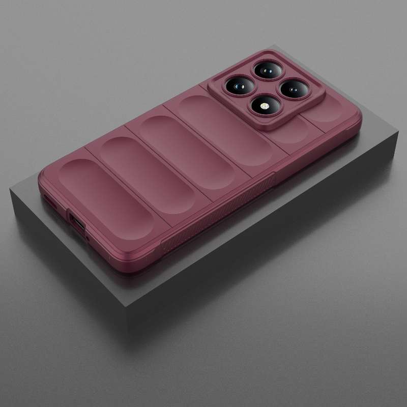 For Xiaomi 14T Pro 5G Global Magic Shield TPU + Flannel Phone Case(Black)