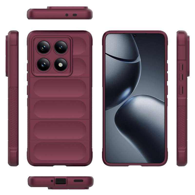 For Xiaomi 14T Pro 5G Global Magic Shield TPU + Flannel Phone Case(Black)