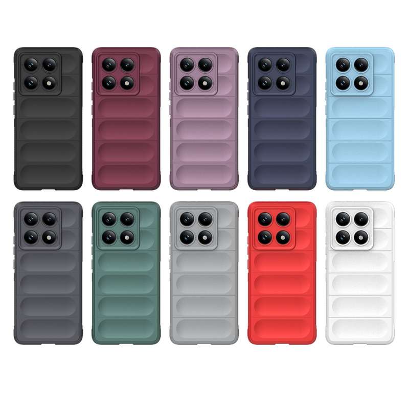 For Xiaomi 14T Pro 5G Global Magic Shield TPU + Flannel Phone Case(Black)