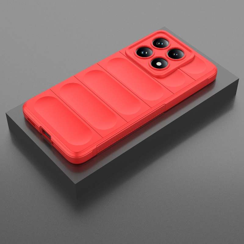 For Xiaomi 14T 5G Global Magic Shield TPU + Flannel Phone Case(Black)
