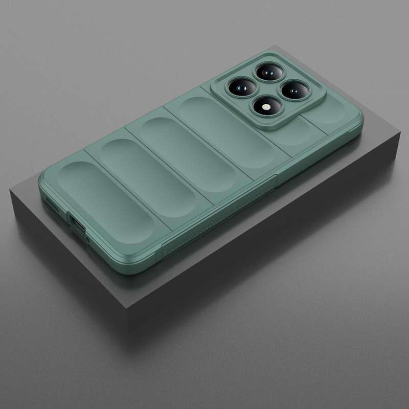 For Xiaomi 14T 5G Global Magic Shield TPU + Flannel Phone Case(Black)