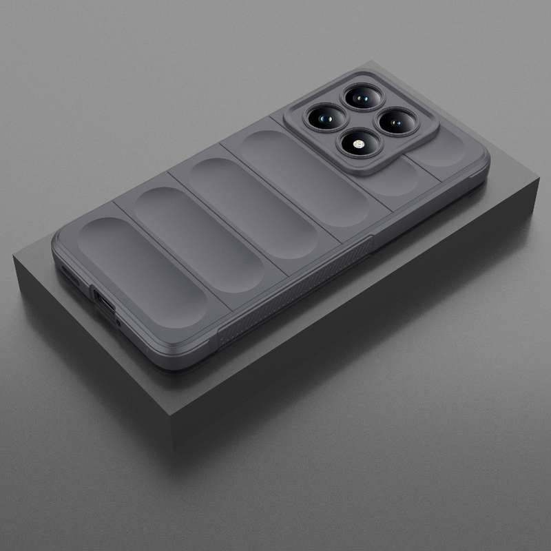 For Xiaomi 14T 5G Global Magic Shield TPU + Flannel Phone Case(Black)