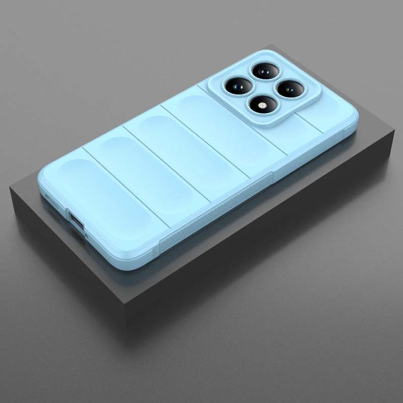For Xiaomi 14T 5G Global Magic Shield TPU + Flannel Phone Case(Black)