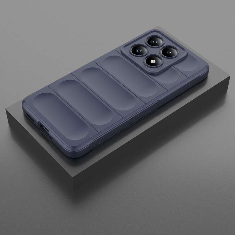 For Xiaomi 14T 5G Global Magic Shield TPU + Flannel Phone Case(Black)