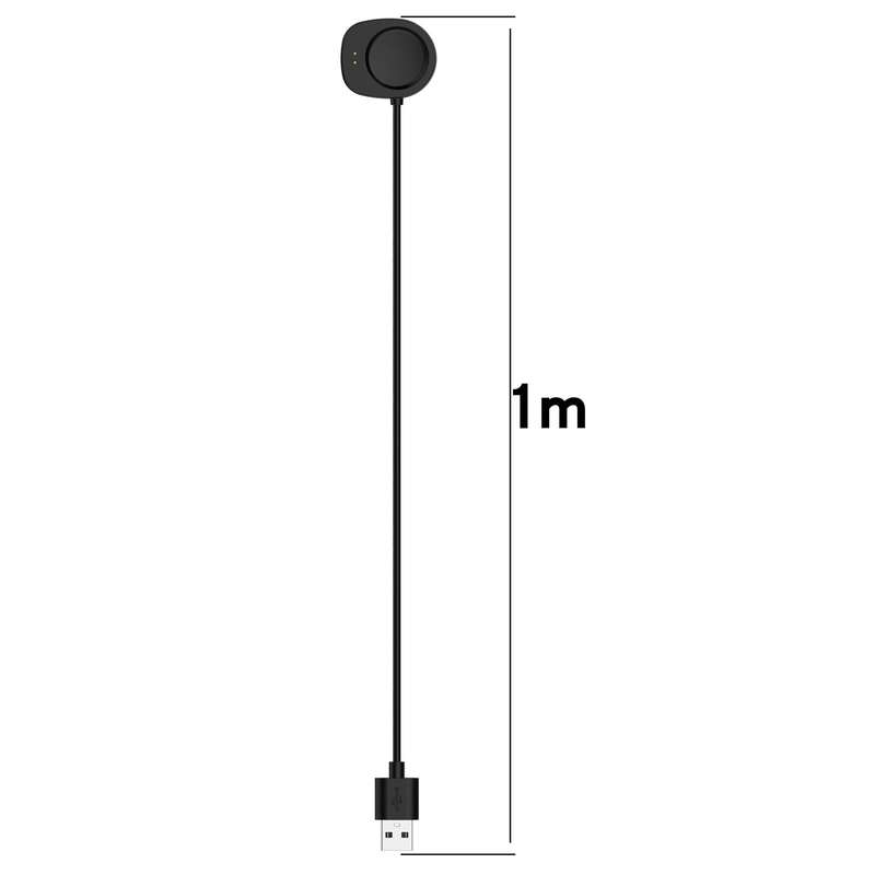 For Amazfit T-Rex 3 / Balance Smart Watch Magnetic Charging Cable, Length: 1m(Black)