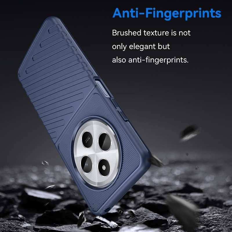 For Redmi 14C 4G Thunderbolt Shockproof TPU Phone Case(Black)