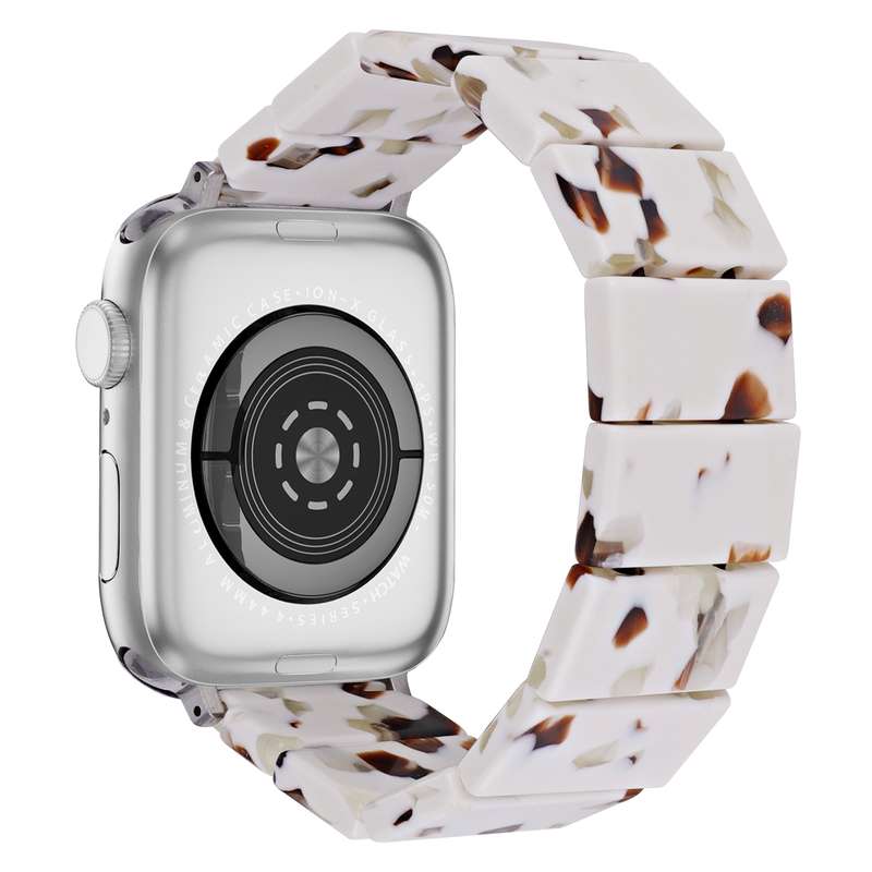 For Apple Watch 46mm / 49mm / 45mm / 44mm Stretch Rope Square Resin Watch Band(Crack)