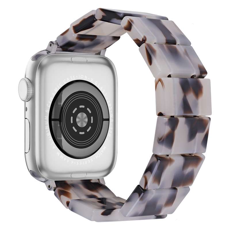 For Apple Watch 46mm / 49mm / 45mm / 44mm Stretch Rope Square Resin Watch Band(Crack)