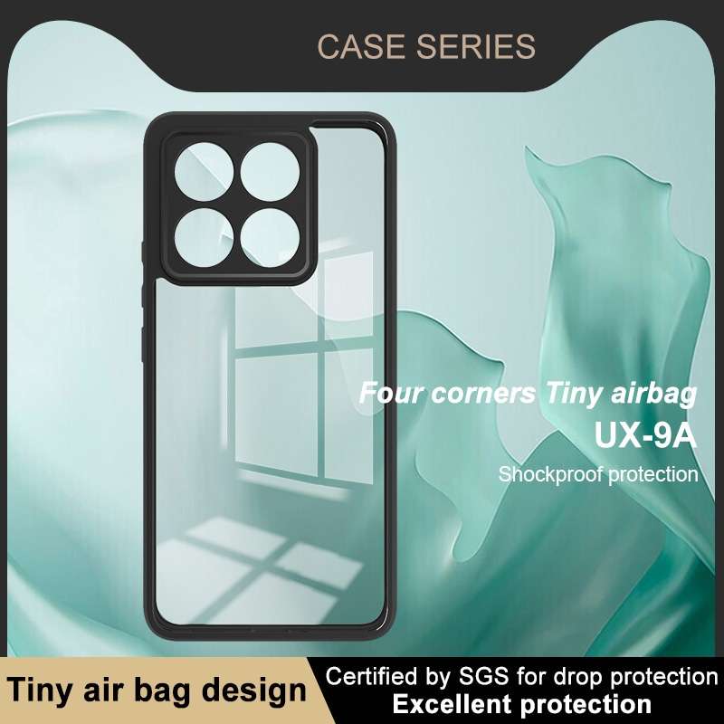 For Xiaomi 14T Pro imak UX-9A Series Four-corner Airbag Shockproof Phone Case