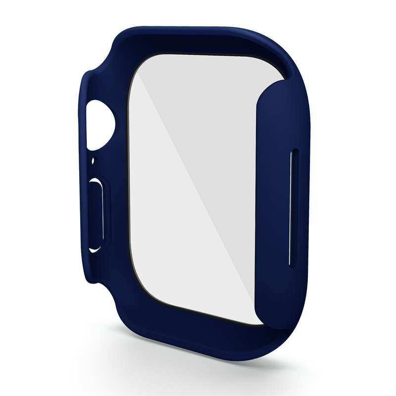 For Apple Watch Series 10 42mm PC Integrated Tempered Film Watch Case(White)