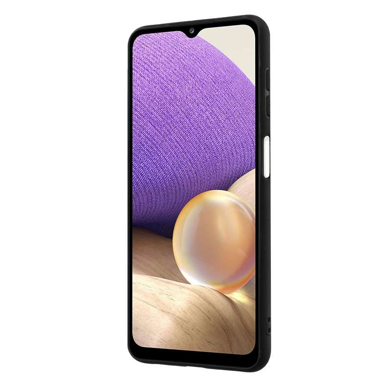 For Samsung Galaxy A32 5G Matte Ring Holder TPU Phone Case(Rose Gold)