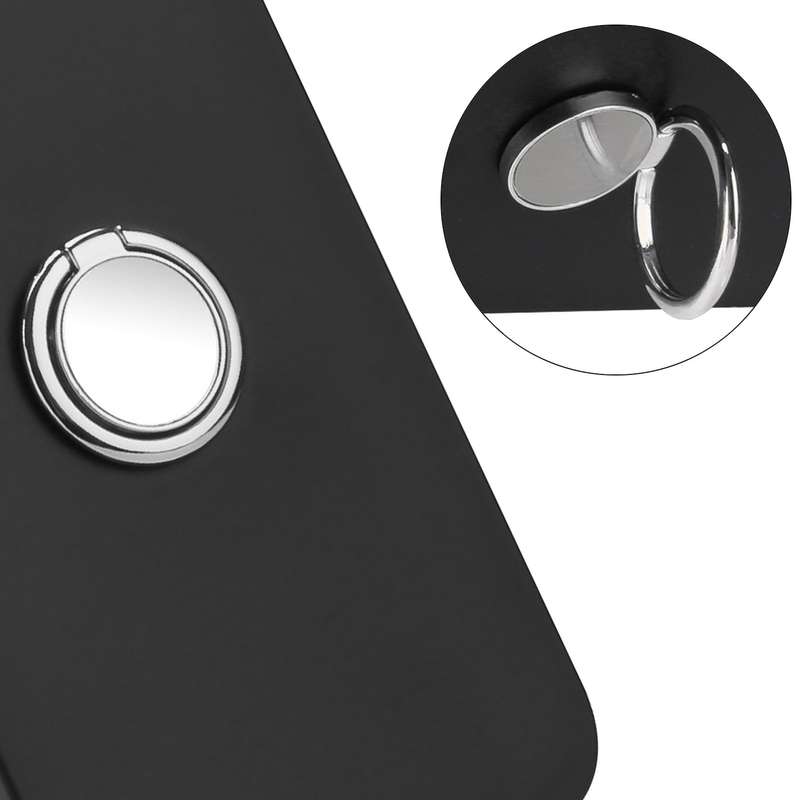 For Redmi Note 13 4G Matte Ring Holder TPU Phone Case(Rose Gold)