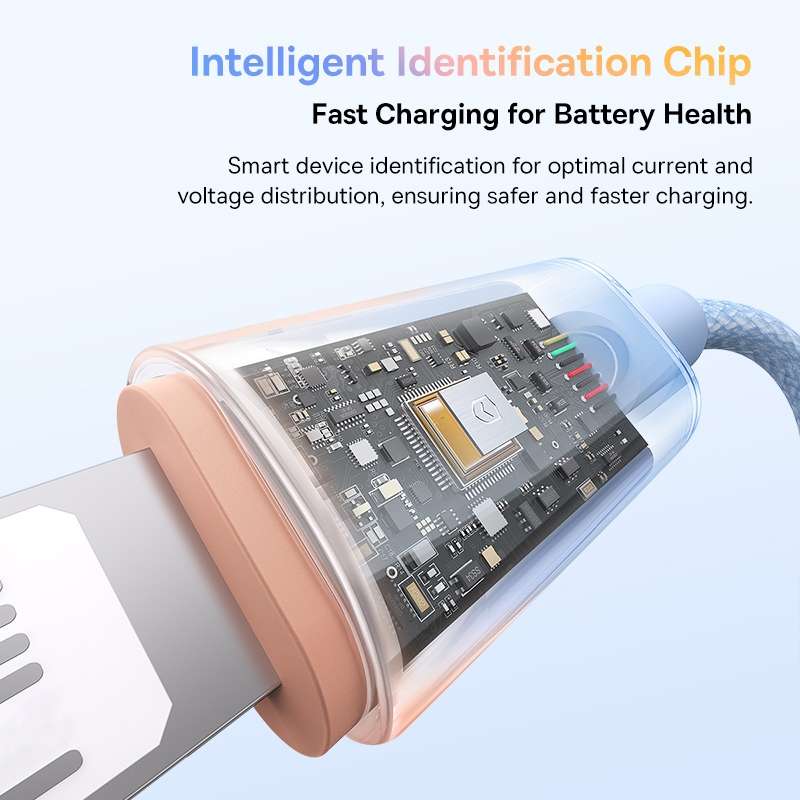 Baseus Discolor Series 2.4A USB to 8 Pin Fast Charging Cable, Cable Length:2m(Yellow)