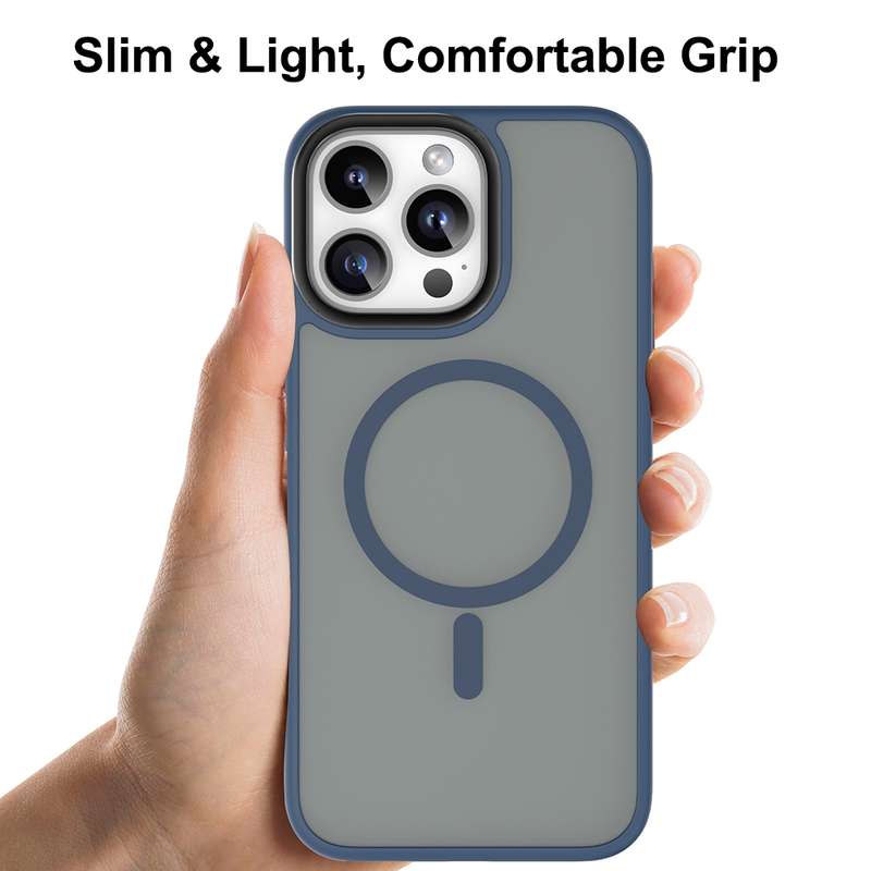 For iPhone 16 Mutural Skin Feel Series Frosted MagSafe Magnetic Phone Case(Black)
