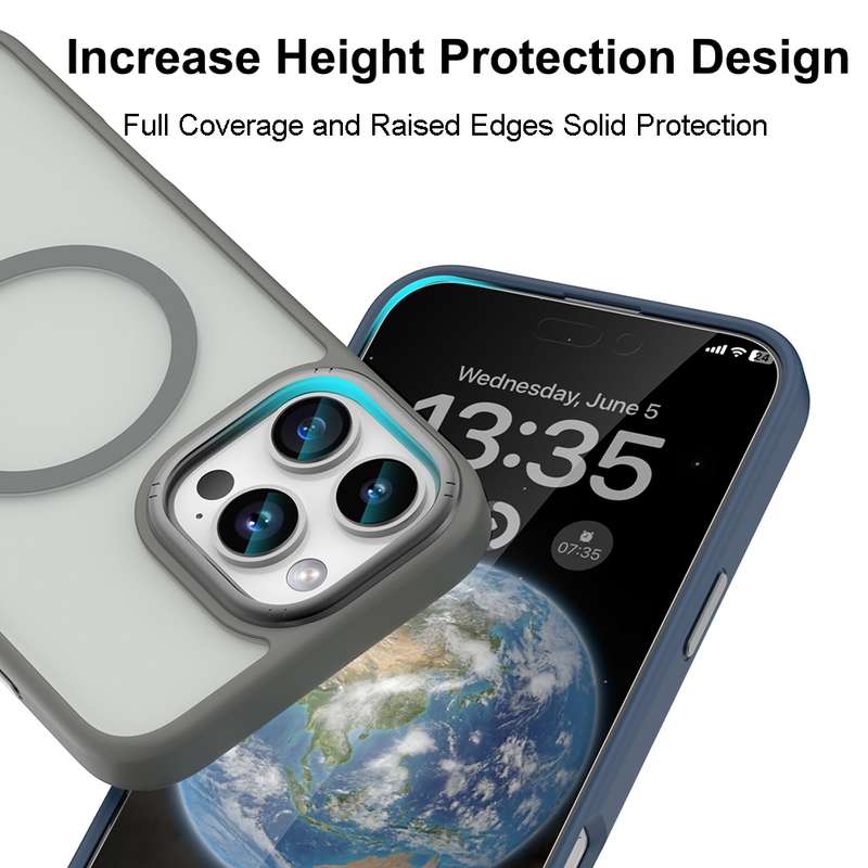 For iPhone 16 Mutural Skin Feel Series Frosted MagSafe Magnetic Phone Case(Black)