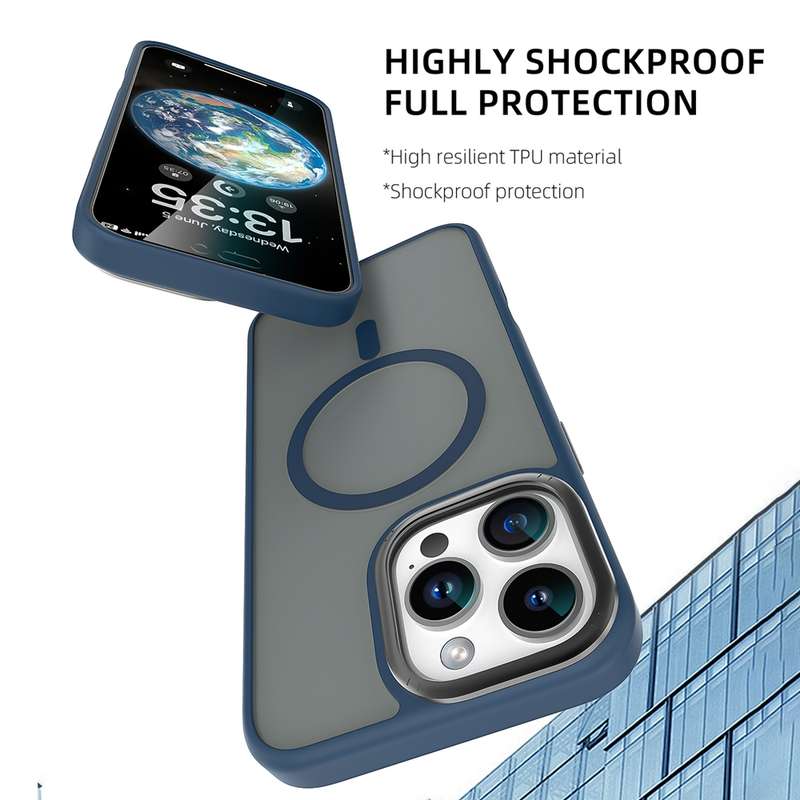 For iPhone 16 Mutural Skin Feel Series Frosted MagSafe Magnetic Phone Case(Black)
