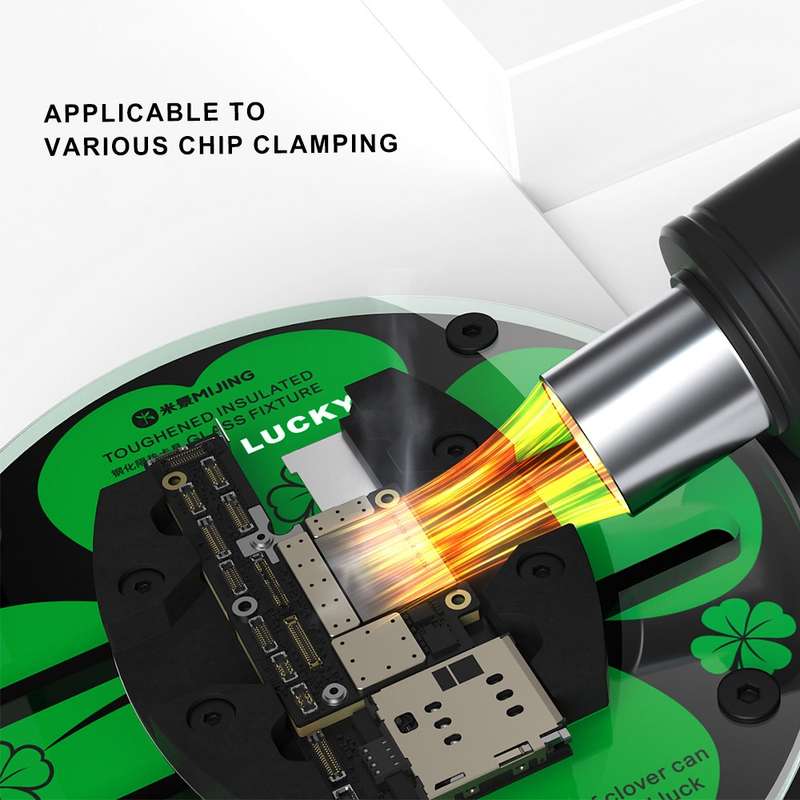 Mijing GK19 Orbicular Universal Toughened Insulated Glass Motherboard Repair Fixture