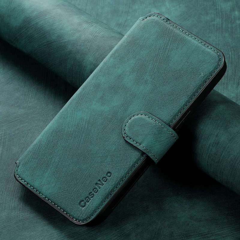 For Redmi Turbo 3 5G CaseNeo MagSafe RFID Anti-theft Retro Leather Phone Case(Black)
