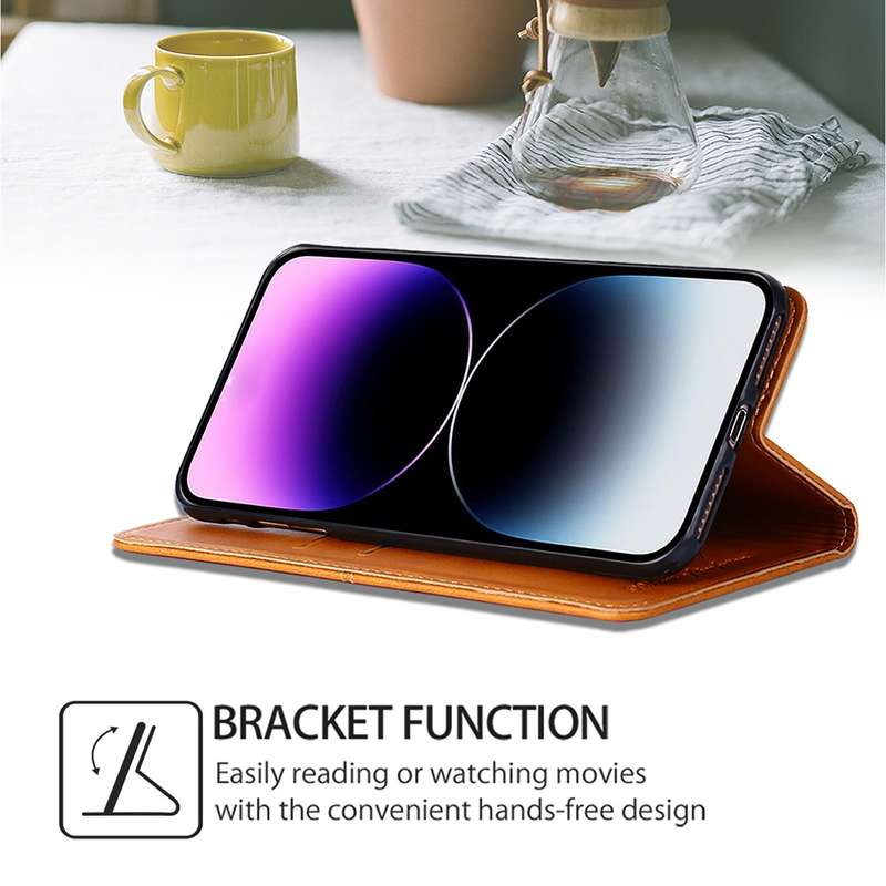 For iPhone 16 Pro Max Cow Texture Magnetic Leather Phone Case(Black)