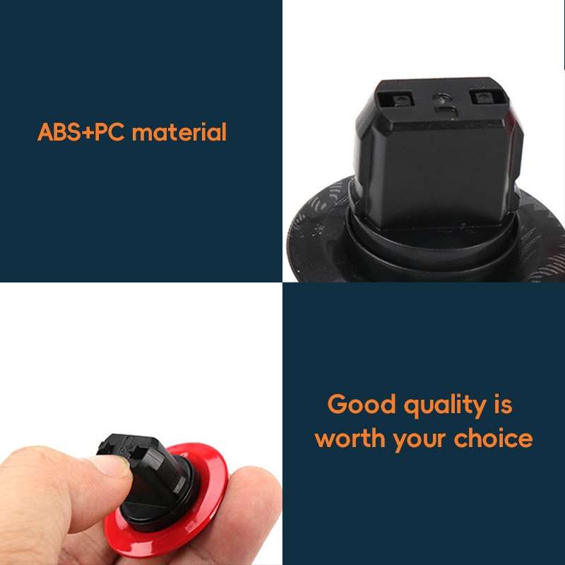 Car Keyless One-key Start Button Switch 2215450714 for Mercedes-Benz W164 / W205(Carbon Fiber Red)