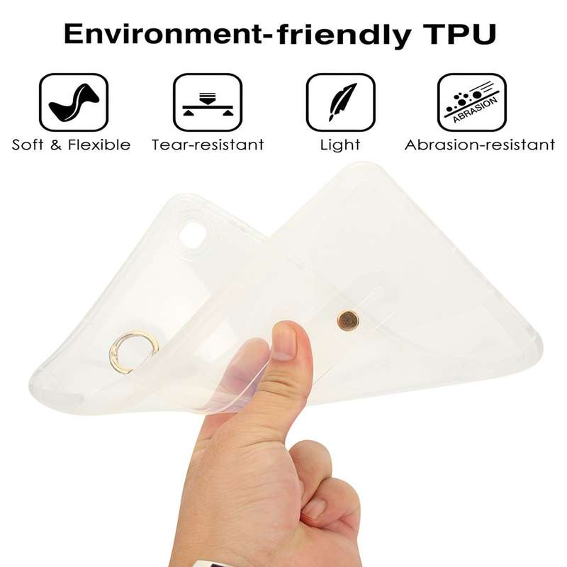 For Samsung Galaxy Tab A 8.0 2019 T290 Wristband Holder PC Hybrid TPU Soft Tablet Case(Pink)