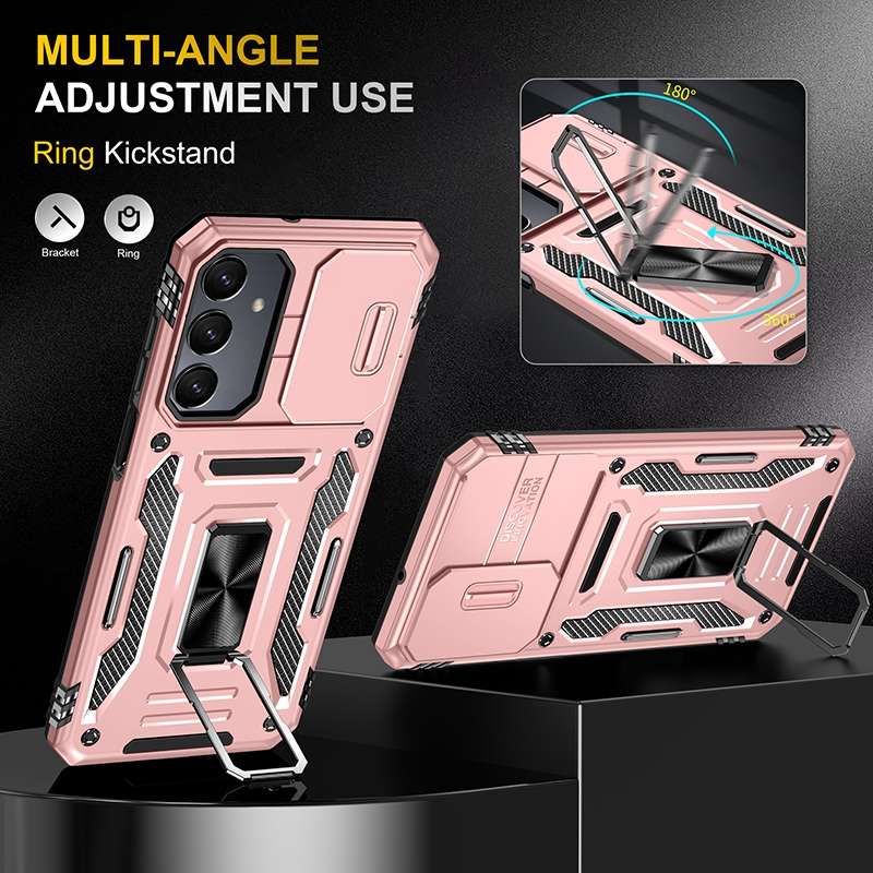 For Samsung Galaxy A16 4G Armor PC Hybrid TPU Camera Shield Phone Case