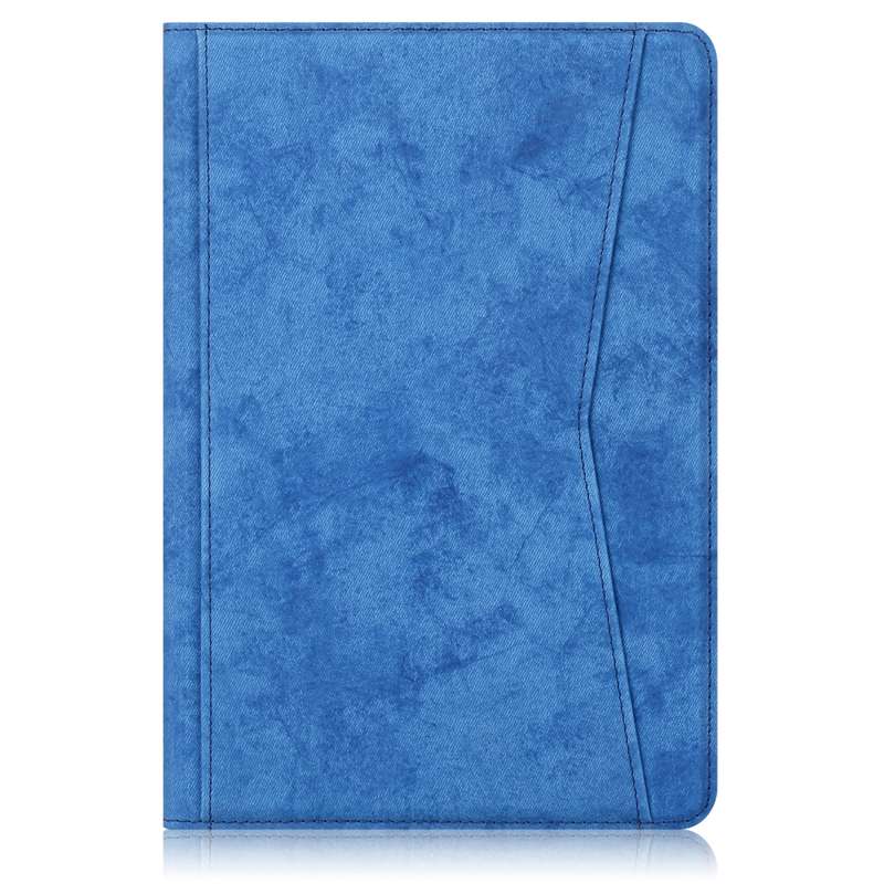 For Samsung Galaxy Tab S6 Lite P610/P615 Marble Cloth Texture TPU Horizontal Flip Leather Case with