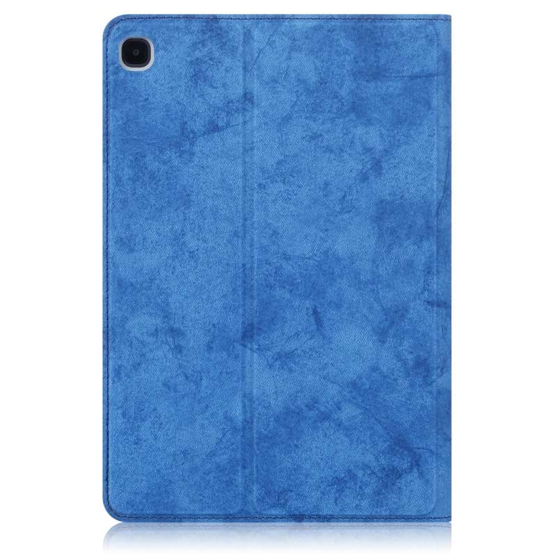 For Samsung Galaxy Tab S6 Lite P610/P615 Marble Cloth Texture TPU Horizontal Flip Leather Case with