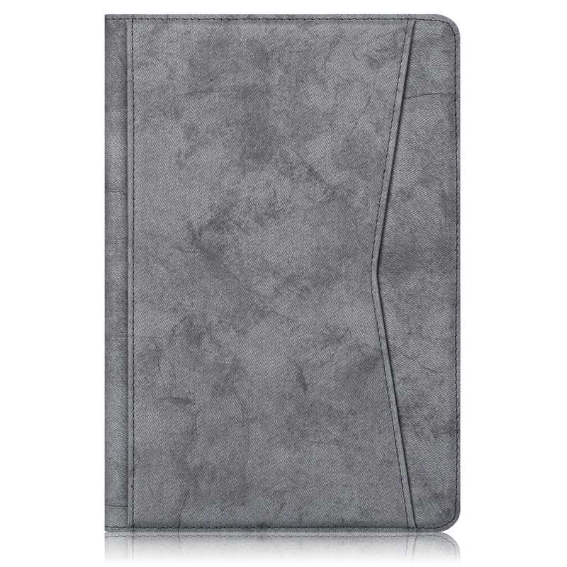 For Samsung Galaxy Tab S6 Lite P610/P615 Marble Cloth Texture TPU Horizontal Flip Leather Case with